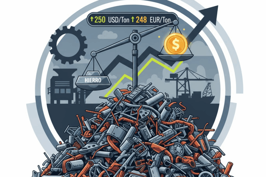 precio hierro chatarra