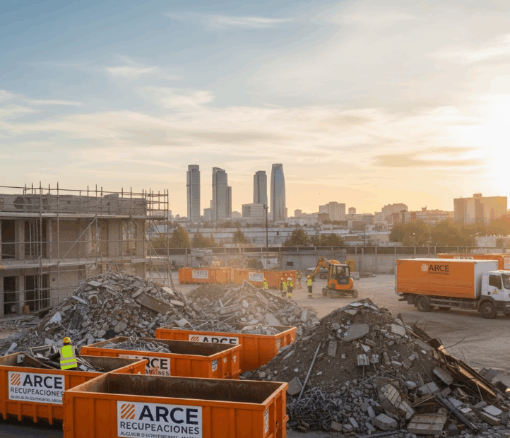 Contenedores escombros