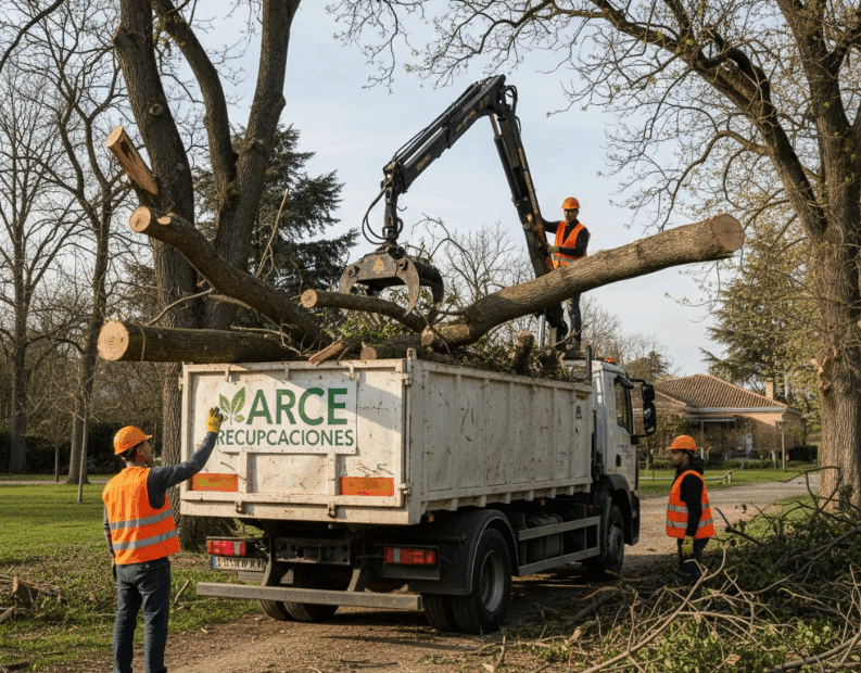 recogida restos de poda